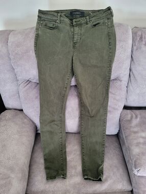Liverpool The Hugger Skinny Jeans in Olive